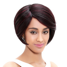 Remy Human Hair Medium Straight Mixed Color Bob Style For Women RC0524