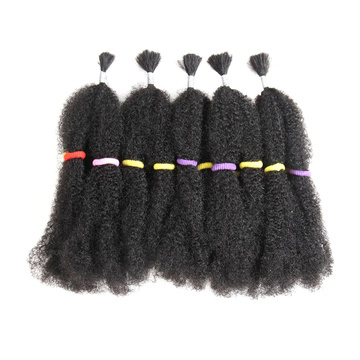  Synthetic Hair Kinky Bulk  Weave Dread Lock Hair Extension RC0812