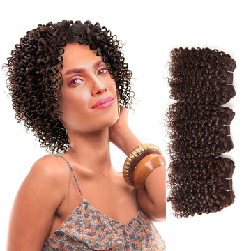 Indian Hair Weave Nature Curly 3pcs/pack 95g RC0548