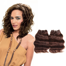 Indian Remy Deep Wave Hair Weave   2pcs/pak is for 8 inch, 1pc/pak is for 16 inch, 18 inch. 95g RC0483