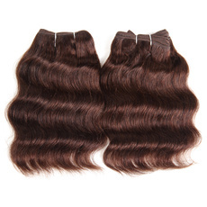 Indian Remy Deep Wave Hair Weave   2pcs/pak is for 8 inch, 1pc/pak is for 16 inch, 18 inch. 95g RC0483