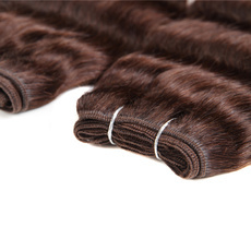 Indian Remy Deep Wave Hair Weave   2pcs/pak is for 8 inch, 1pc/pak is for 16 inch, 18 inch. 95g RC0483