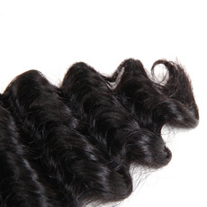Indian Remy Hair Nature Deep Weave Curly Wave 1pc/pack 100g RC 0778