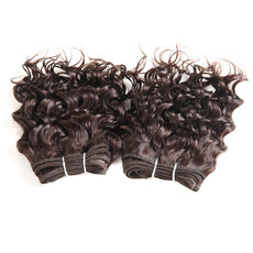 Indian Hair Nature Curly Wave 2pcs/pack 95g RC0549