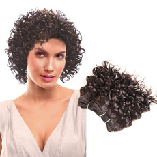 Rebecca Indian Virgin <em>Hair</em> Weave Nature Curly Wave 1pc/pack Extension