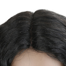 Synthetic Lace Parting Long Wavy Wig Ombre color Heat Resistant Fiber Hair Wigs For Women RC0897