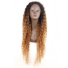 Synthetic Lace curly <em>wig</em> 31 inch