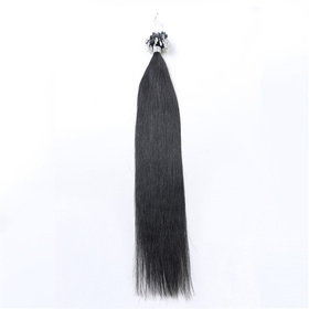 Basic Color Micro Loop Ring human Hair Extensions Chinese Straight 1g/strands RC0913