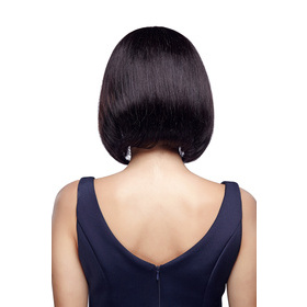 Remy Human Hair Lace part front wig Medium Straight style For Women RC0912
