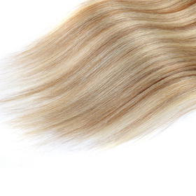 Straight Chinese Remy Piano Color Hair Full Head Natural 7 pieces Clip In Human Hair Extensions RC0955