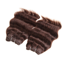 Indian Remy Deep Wave Hair Weave   2pcs/pak is for 8 inch, 1pc/pak is for 16 inch, 18 inch. 95g RC0483