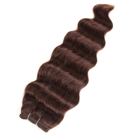 Indian Remy Deep Wave Hair Weave   2pcs/pak is for 8 inch, 1pc/pak is for 16 inch, 18 inch. 95g RC0483