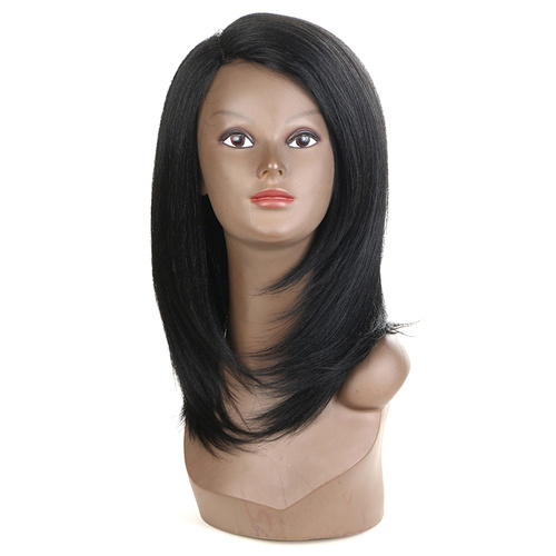 Synthetic Lace Part Long Straight Wavy Wig Ombre color Heat Resistant Fiber Hair Wigs For Women RC0911