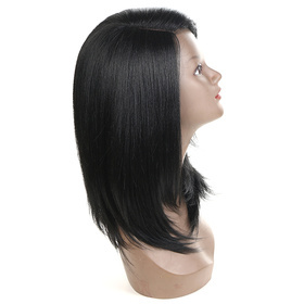 Synthetic Lace Part Long Straight Wavy Wig Ombre color Heat Resistant Fiber Hair Wigs For Women RC0911