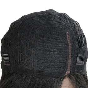 Synthetic Lace Part Long Straight Wavy Wig Ombre color Heat Resistant Fiber Hair Wigs For Women RC0911