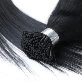 Basic colors Straight  I Tip Hair Extensions Remy Hair in fusion hair Extensions 200pcs/pack