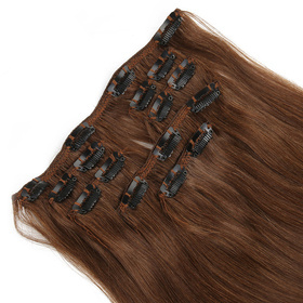 Straight Chinese High Quality Virgin Remy Basic Colors Hair Full Head Natural 7 pieces Clip In Human Hair Extensions RC0958