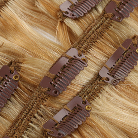 Straight Chinese High Quality Remy P-Mix Colors Hair Full Head Natural 7 pieces Clip In Human Hair Extensions