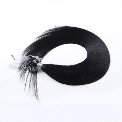 Basic Color Micro Loop Ring human Hair Extensions Chinese Straight 1g/strands RC0913