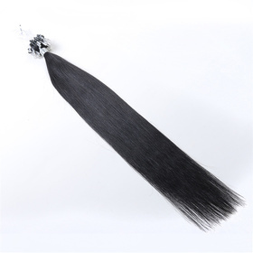 Basic Color Micro Loop Ring human Hair Extensions Chinese Straight 1g/strands RC0913