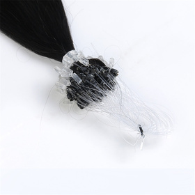Basic Color Micro Loop Ring human Hair Extensions Chinese Straight 1g/strands RC0913