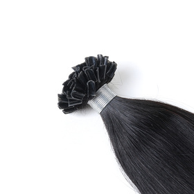 Basic colors Straight  U Tip Hair Extensions Remy Hair in fusion hair Extensions 100pcs/pack