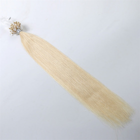 Light Color Micro Loop Ring Hair Extensions Brazilian Straight  1g/strands