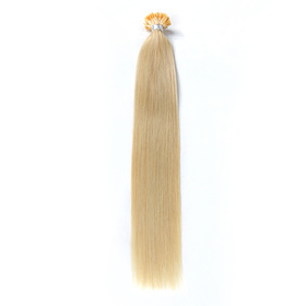 Light colors Straight U Tip Hair Extensions Remy Hair in fusion hair Extensions 100pcs/pack