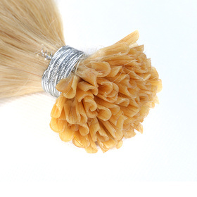Light colors Straight U Tip Hair Extensions Remy Hair in fusion hair Extensions 100pcs/pack