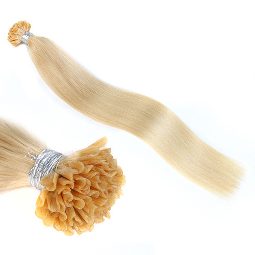 Light colors Straight  U Tip Hair Extensions Remy Hair in fusion hair Extensions 100pcs/pack
