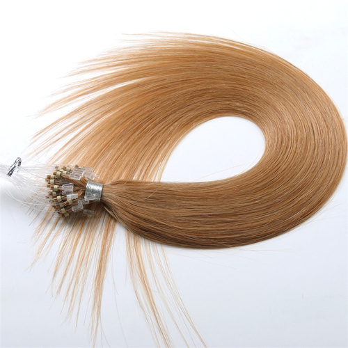 M.Light Color Micro Loop Ring Hair Extensions Brazilian Straight  1g/strands