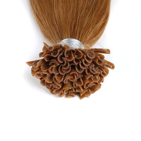 M.Light colors Straight  U Tip Hair Extensions Remy Hair in fusion hair Extensions 100pcs/pack