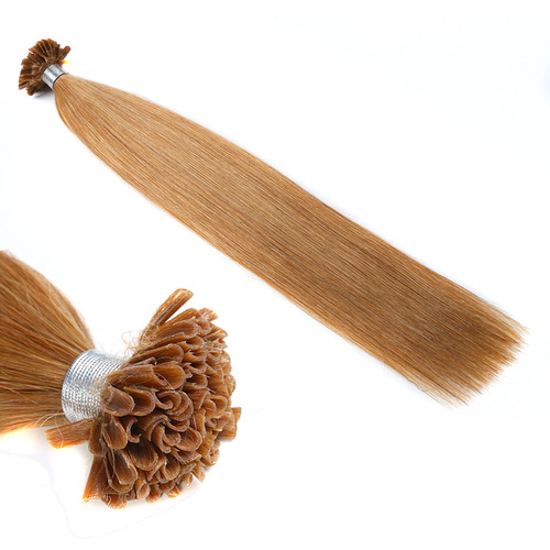 M.Light colors Straight  U Tip Hair Extensions Remy Hair in fusion hair Extensions 100pcs/pack
