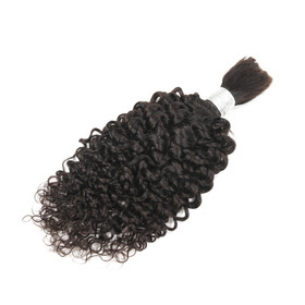 Kinky Curly Bundles Human Braiding Hair Bulk Brazilian Hair Remy Hair Extensions Natural Color 100g