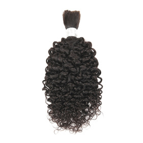 Kinky Curly Bundles Human Braiding Hair Bulk Brazilian Hair Remy Hair Extensions Natural Color 100g