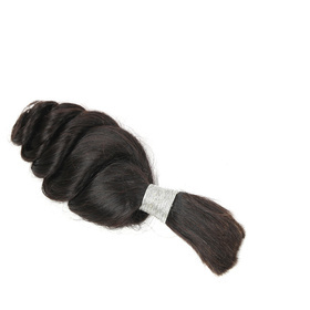 Loose Wave Bundles Human Braiding Hair Bulk Brazilian Hair Remy Hair Extensions Natural Color 100g