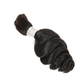 Loose Wave Bundles Human Braiding Hair Bulk Brazilian Hair Remy Hair Extensions Natural Color 100g