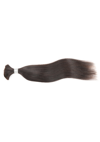 Straight Hair Bundles Human Braiding Hair Bulk Brazilian Hair Remy Hair Extensions Natural Color 100g