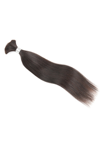 Straight Hair Bundles Human Braiding Hair Bulk Brazilian Hair Remy Hair Extensions Natural Color 100g