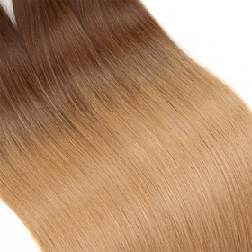 Ombre Brazilian Non Remy Bulk Hair T17/26 Keratin Bond Human Hair Extensions Straight Natural Afro Extensions 1PC