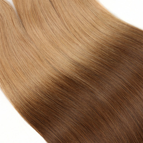 Ombre Brazilian Non Remy Bulk Hair T26/12 Keratin Bond Human Hair Extensions Straight Natural Afro Extensions 1PC