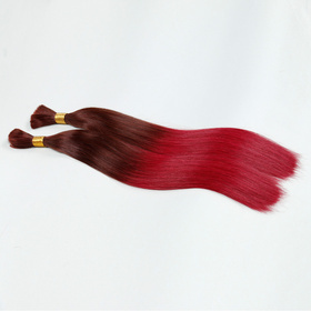 Ombre Brazilian Non Remy Bulk Hair T32/530 Keratin Bond Human Hair Extensions Straight Natural Afro Extensions 1PC