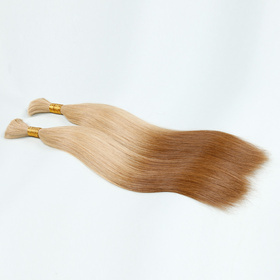 Ombre Brazilian Non Remy Bulk Hair DB2/27 Keratin Bond Human Hair Extensions Straight Natural Afro Extensions 1PC