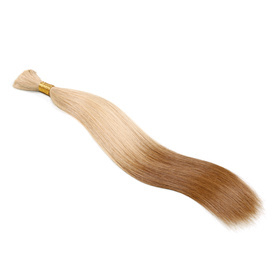 Ombre Brazilian Non Remy Bulk Hair DB2/27 Keratin Bond Human Hair Extensions Straight Natural Afro Extensions 1PC