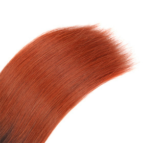 Ombre Brazilian Non Remy Bulk Hair T1B/130 Keratin Bond Human Hair Extensions Straight Natural Afro Extensions 1PC