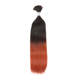 Ombre Brazilian Non Remy Bulk <em>Hair</em> T1B/130 Keratin Bond Human <em>Hair</em> Extensions <em>Straight</em> Natural Afro