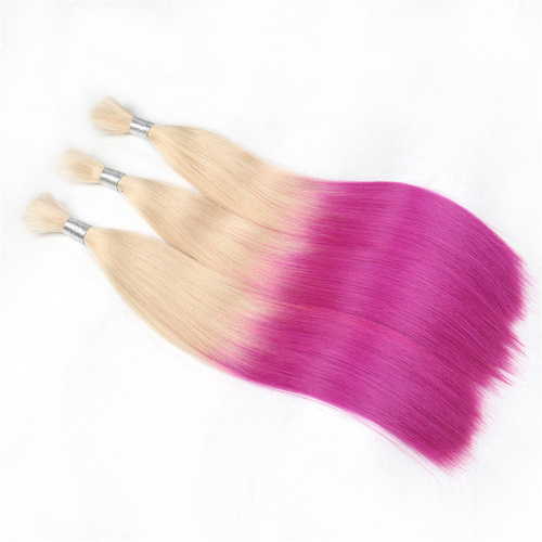 Ombre Brazilian Non Remy Bulk Hair T20/VIOLET Keratin Bond Human Hair Extensions Straight Natural Afro Extensions 1PC