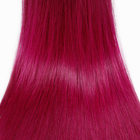 Ombre Brazilian Non Remy Bulk Hair T32/DARK.VIOLET Keratin Bond Human Hair Extensions Straight Natural Afro Extensions 1PC