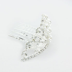 Crystal Rhinestone Crown Hair Hoop, Rhinsetone Tiaras